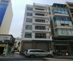 cho thue toa nha mat tien duong bach dang 8x31 m2 6  lau 360 trieu