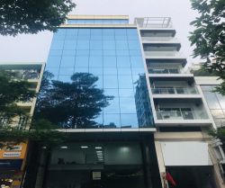 cho thue toa nha quan 1 mat tien duong nguyen thai binh dt  85x25m ham 10 tang gia 450 trieu thang