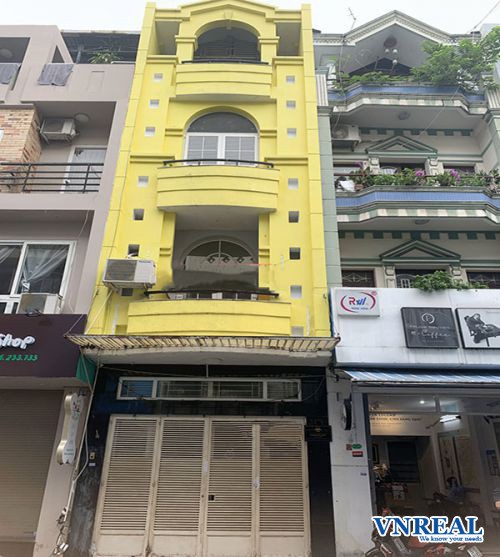 cho thue nha mat tien duong hoa lan dt 4x17m 4 lau gia 40tr th