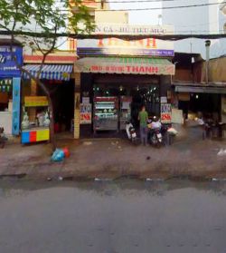 cho thue nha mat tien duong au co dt 6x33m 1 lau gia 45tr th