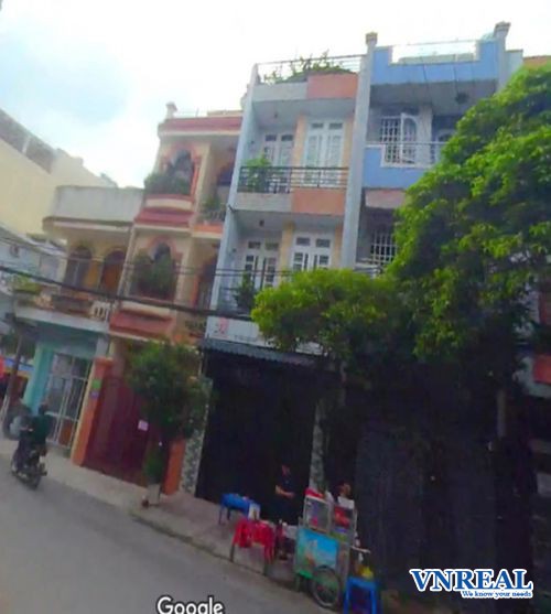 cho thue nha mat tien duong le van huan dt 4x17m 4 lau gia 25tr th