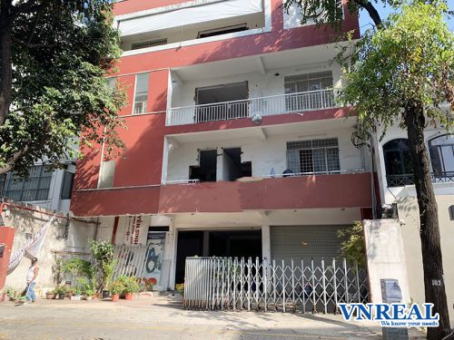 cho thue nha mat tien duong nguyen thai binh dt 15x30m 3 lau gia 240tr th