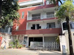 cho thue nha mat tien duong nguyen thai binh dt 15x30m 3 lau gia 240tr th