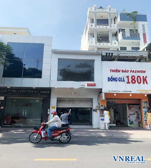 cho thue nha mat tien duong le van sy dt 4x25m 1 lau gia 65tr th