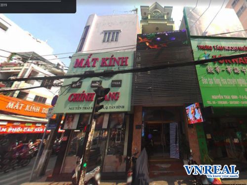 cho thue nha mat tien duong nguyen thai binh dt 42x16m 3 lau gia 30tr th