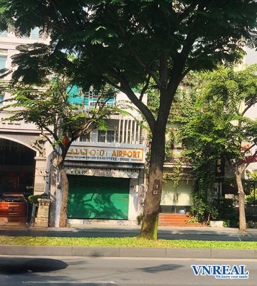 cho thue nha mat tien duong truong son dt 45x20m 2 lau gia 30tr th