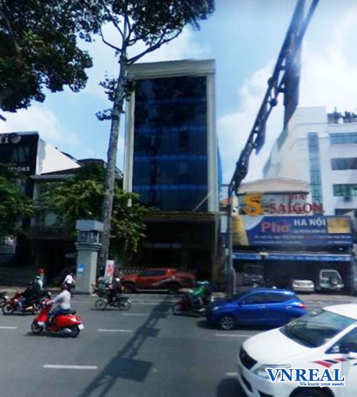 cho thue nha mat tien duong phan dinh giot dt 10x17m 4 lau gia 400tr th