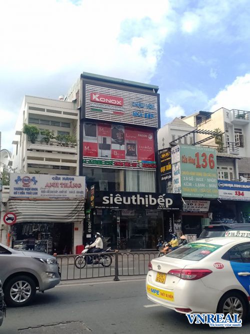 cho thue nha mat tien duong bach dang dien tich 7mx12m 3 lau gia 70tr th