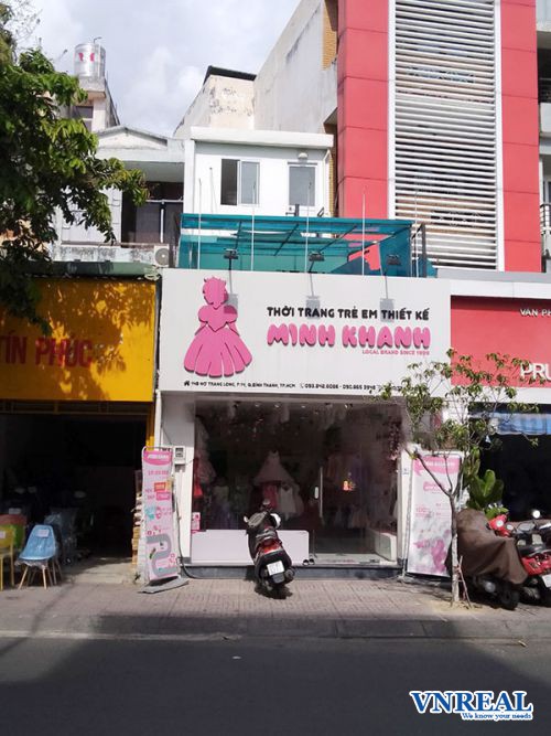 cho thue mat bang duong no trang long dien tich 45mx15m 2 lau gia 23tr th
