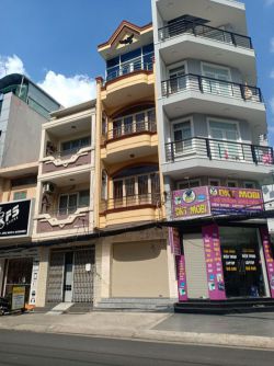 cho thue nha mat tien duong nguyen van thuong d1  dien tich 4mx15m 3 lau gia 35tr th