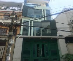 cho thue nha duong dinh bo linh 4 2 x 22 m tret 3 lau 32 trieu  thang