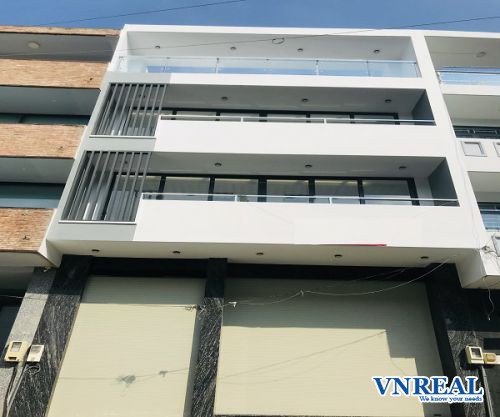 cho thue nha quan binh thanh duong dien bien phu dt  8x22m ham 4 tang gia 90 trieu thang