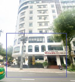 cho thue mat bang can goc hai mat tien thai van lung va le thanh ton 10x15 1 tret 2 lau 25 000  thang