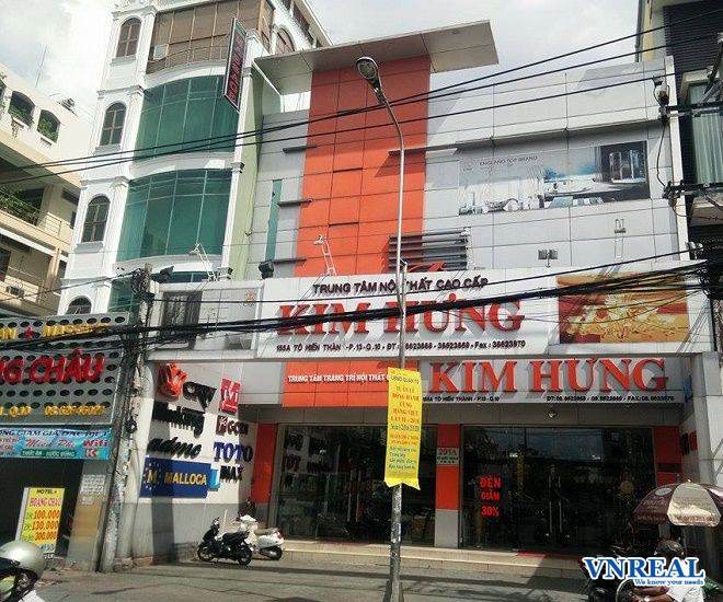 cho thue nha quan 10 mat tien duong to hien thanh dien tich 12 x 56m gia 25000 usd  thang