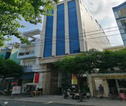 cho thue toa nha van phong ket hop can ho mat tien duong than nhan trung 71x43 m2 ham tret lung 5 lau thang may 1600 m2 van phong 20 can ho