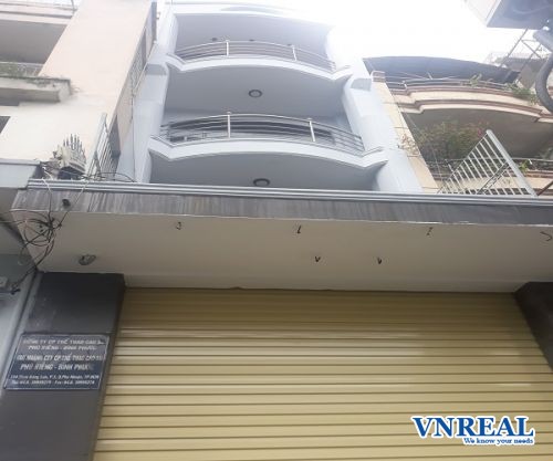 cho thue nha mat tien duong phan dang luu 4x20 m2 3 lau 60 trieu