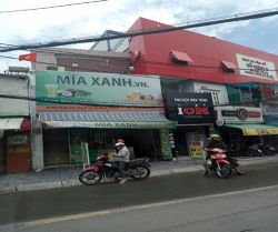  ??cho thue nha mat tien duong phan van tri phuong 11 6x13 1 tret 2 lau 52 trieu 