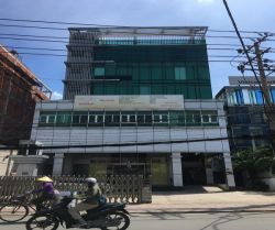 cho thue nha nguyen xi binh thanh tret 5 lau 14 x 21m 350 trieu  thang