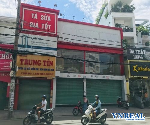 cho thue nha quan binh thanh nha mat tien le quang dinh 14x30m 3 tang gia 160 trieu