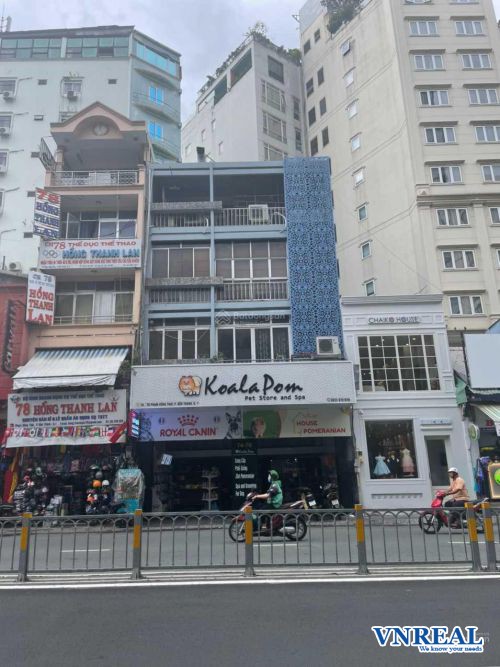 cho thue nha mat tien pham hong thai q 1 8x201 tret 4 lau 270 trieu th