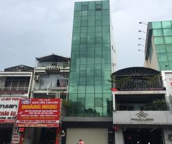 cho thue nha duong bach dang 4 x 18 m tret 6 lau 80 trieu  thang