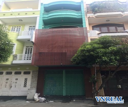 cho thue nha mat tien duong hoa phuong 4x17 m2 3 lau 45 trieu