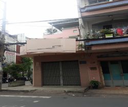 cho thue nha goc 2 mat tien duong be van dan 4x18 m2 2 lau 27 trieu