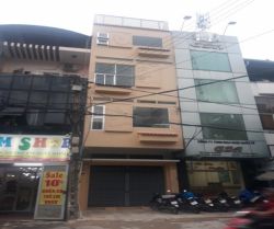 cho thue nha mat tien duong thang long 4x23 m2 3 lau 2400 usd