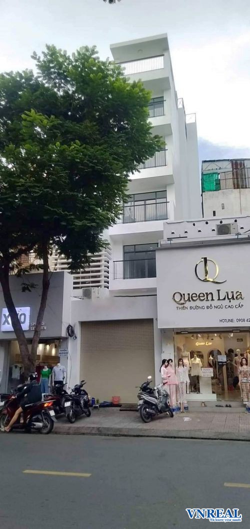 cho thue nha duong le van sy dien tich 4 x 30m no hau 55m 5 lau gia 130tr th