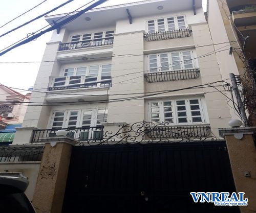 cho thue nha mat tien duong lam son 7 2x14 m2 3 lau 60 trieu