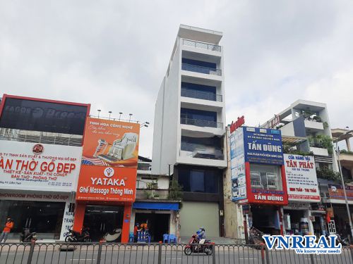 cho thue toa nha mat tien duong bach dang 5m4 x 20m 1 ham 7 lau 200 trieu th 