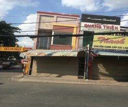 cho thue nha duong phan van tri 4 x 17 tret 1 lau 45 trieu  thang