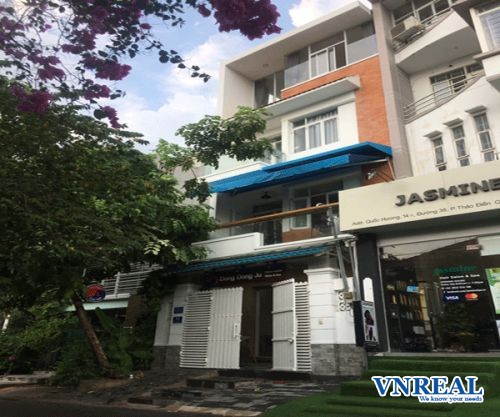 cho thue nha duong 38 phuong thao dien quan 2 dt  5x18 gia 2400 usd thang