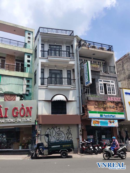 cho thue nha goc 2 mat tien le van sy tan binh 4 5 x 25m 1 lau 60 trieu  thang 