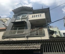 cho thue nha duong nguyen van dau 6 x 10 m tret 2 lau 22 trieu  thang