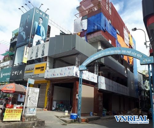 cho thue nha mat tien duong cong hoa 5x26 m2 4 lau 140 trieu