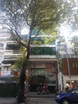 cho thue toa nha mat tien duong dinh tien hoang dt 8x14 ham tret lung 7 lau gia 14000usd thang 