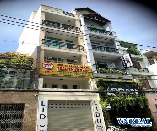 cho thue nha mat tien huynh van banh 4x15m 5 tang gia 45 trieu