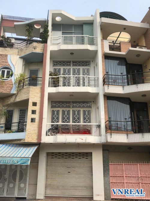 cho thue nha mat tien duong truong sa 4x19m 1 tret 3 lau 45tr th