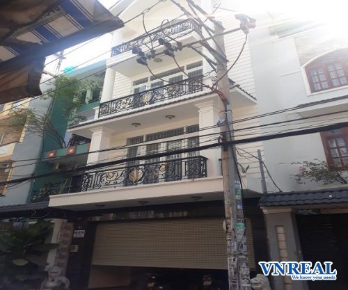 cho thue nha mat tien duong ba van 6x20 m2 3 lau 45 trieu