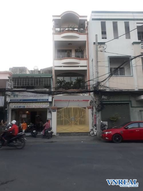 cho thue nha mat tien duong ho hao hon quan 1 dt 41x181 tret 3 lau gia 60 trieu  thang 