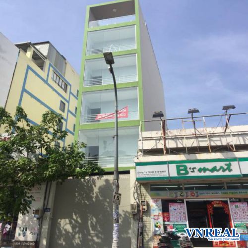 cho thue nha mat tien duong cong hoa 4 2x21m 5 lau 100 trieu th