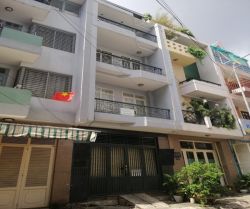 cho thue nha mat tien duong hoa hong 4x14 m2 3 lau 45 trieu