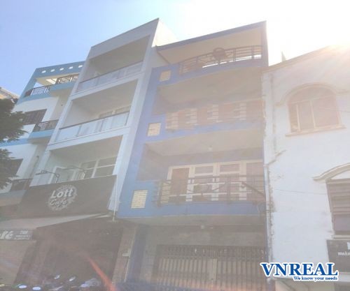 nha cho thue mat tien duong truong sa phuong 12 quan 3  dt 4m x 13m 1 tret 2 lau gia 35 trieu thang