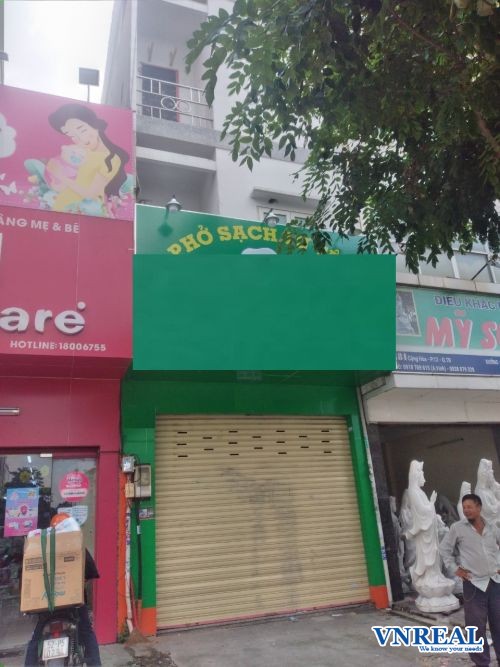 cho thue nha mat tien duong cong hoa quan tan binh dt 4x25 tret 3lau gia 40 trieu