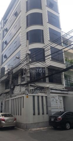 cho thue toa nha duong le van syquan tan binhdt 8x24ham tret 6 lau  gia 220 tri thang 