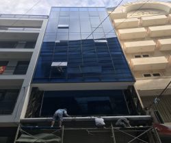 cho thue nha ap bac 56x25m ham 6 lau  150 tr thang