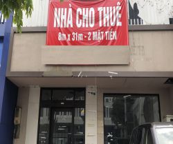 cho thue mat bang 2 mat tien 8x31m gia 140tr duong cong hoa p12 quan tan binh