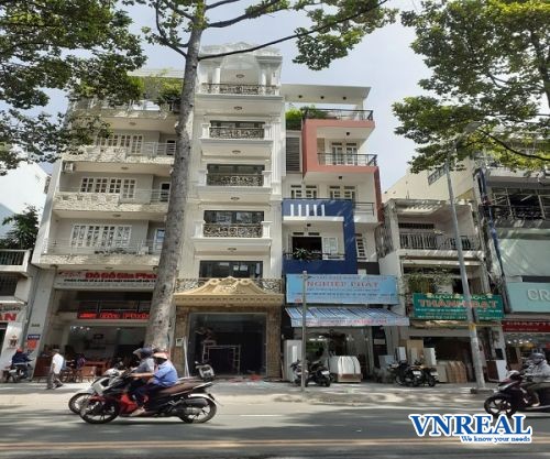 cho thue nha quan 10  mat tien duong ngo gia tu phuong 4  dien tich 38m x 20m 1 tret 4 lau gia 110 trieu thang