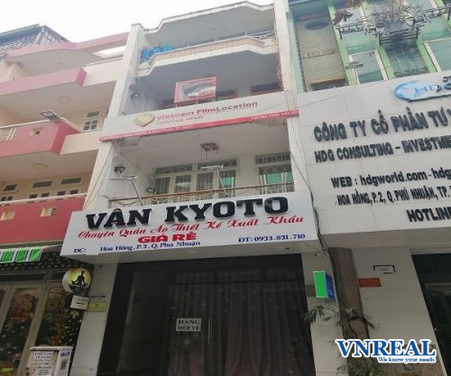 cho thue nha mat tien duong hoa hong 4x23 m2 3 lau 45 trieu